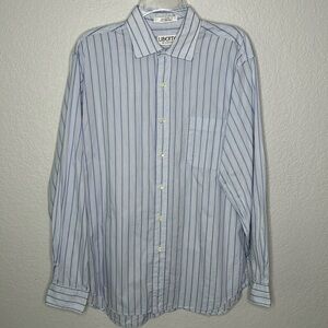 Liberty Of London Men’s Blue Striped Button Down Shirt 16-35